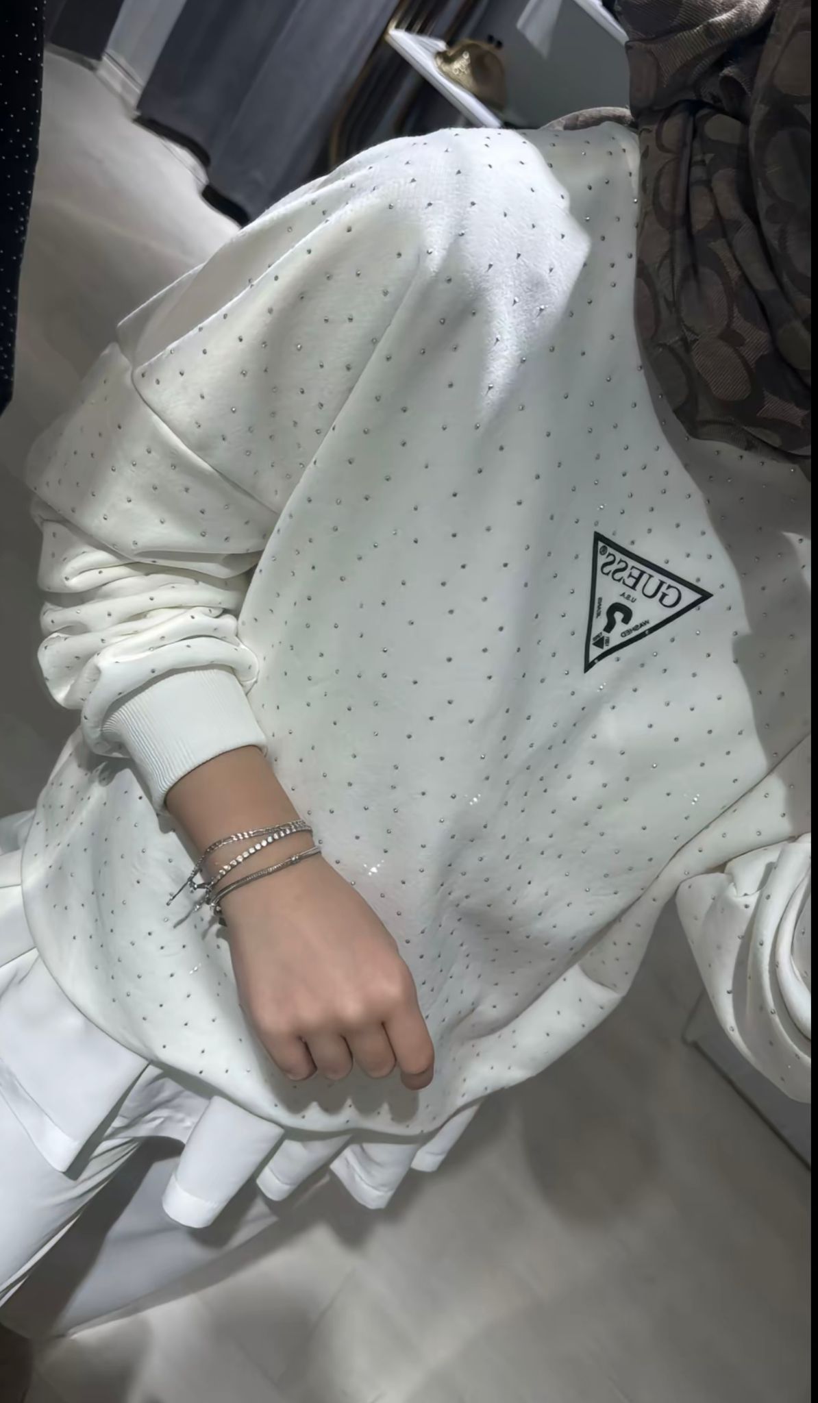 Taş Detaylı Sweatshirt