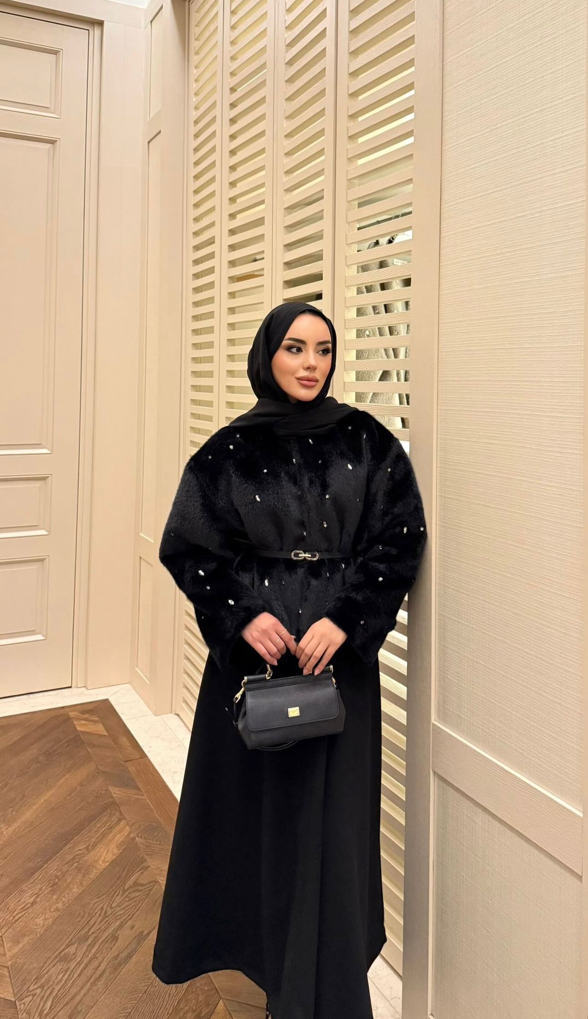 Diamond Kürk Siyah