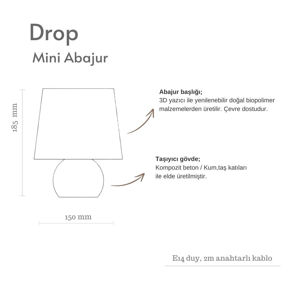 Drop Mini Abajur