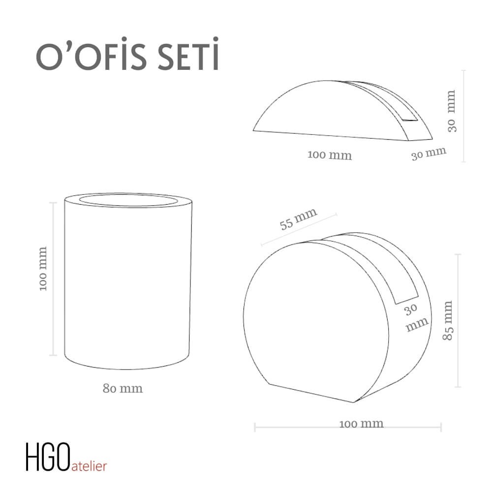 O'Ofis Seti | Sand | 3 Parça