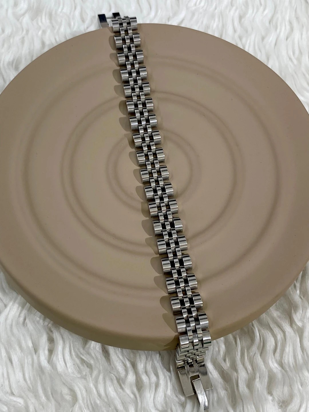 Özel Seri Çelik Silver Erkek Bileklik