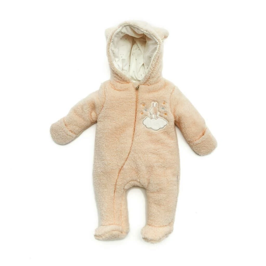 Andywawa Kız Bebek Kışlık Peluş Kozmonot Tulum - AC22349