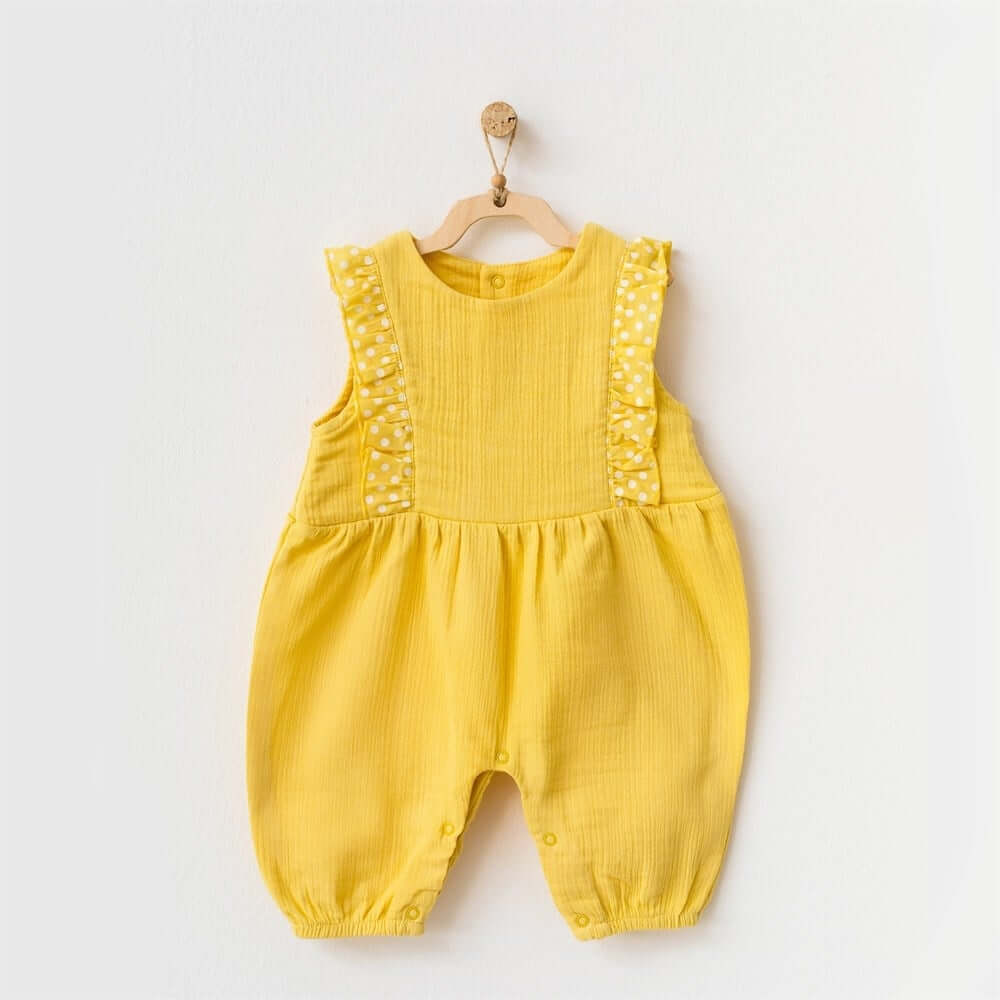 Andy Wawa Müslin Yazlık Kız Bebek Tulum - AC21680