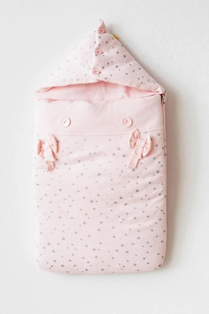 Andy Wawa Kız Bebek Port Bebe İçi Dolgulu Taşıyıcı Yıldızlı Pembe - AC20203