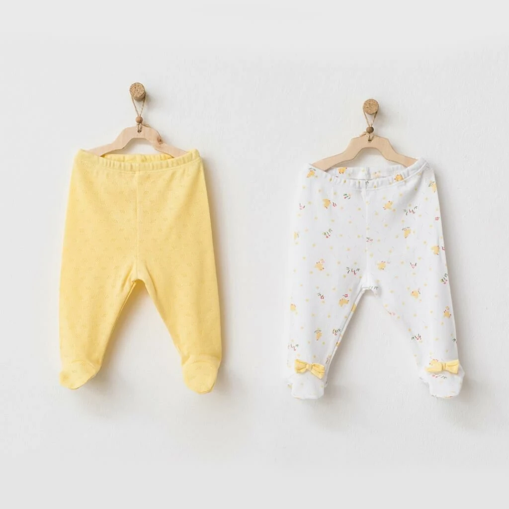 Andy Wawa Yenidoğan Kız Bebek 2'li Pantolon Set - AC21575