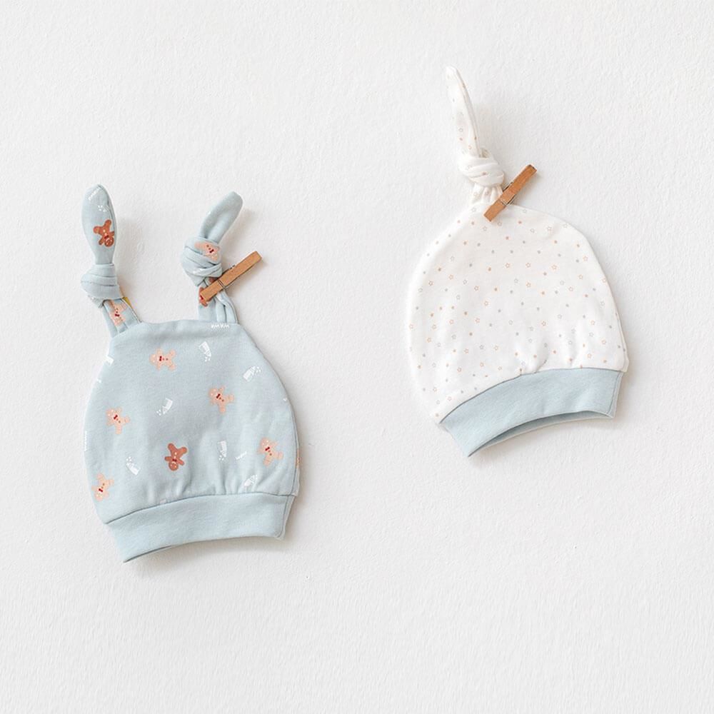 Andy Wawa Organik Pamuk Bebek Bere 2’li Set Mint AC21310