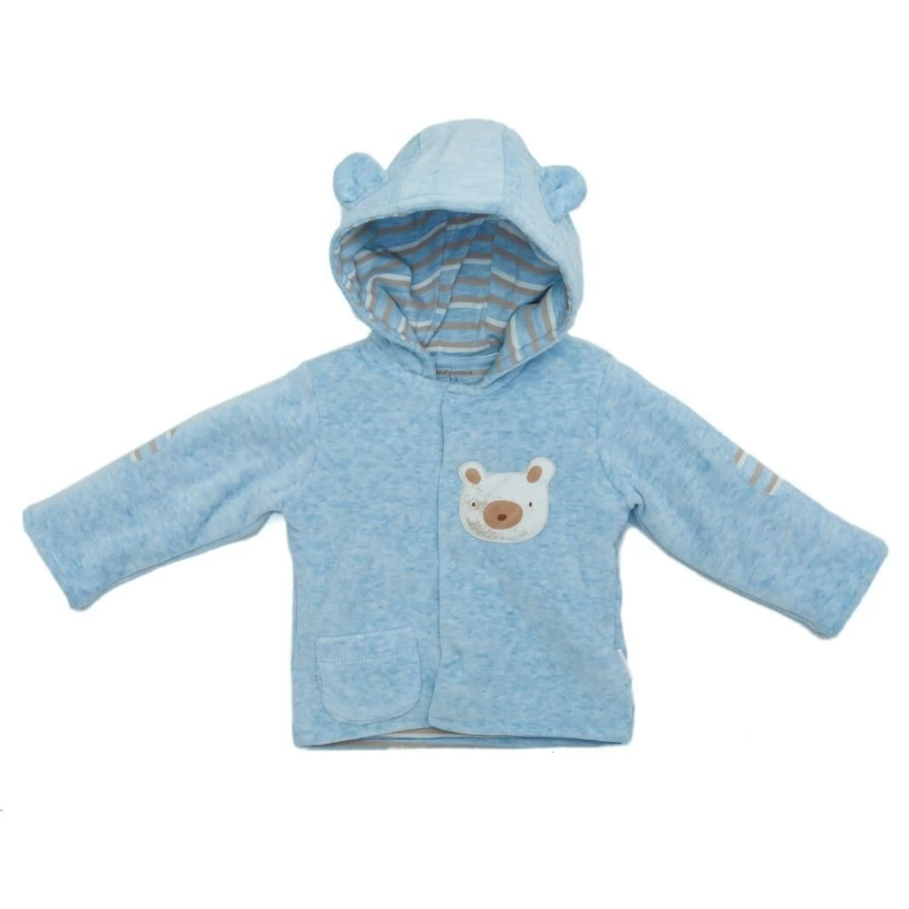 Andy Wawa Erkek Bebek İçi Elyaf Dolgulu Mavi Kışlık Mont - AC22325