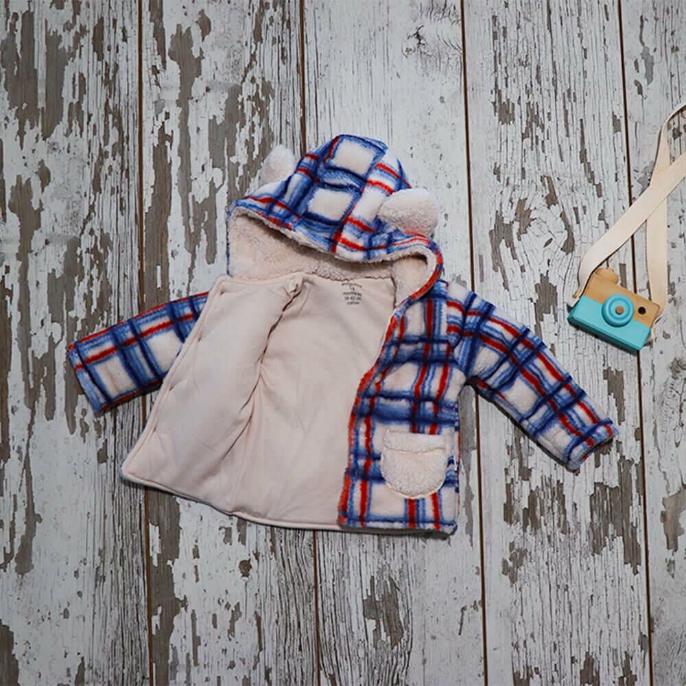 Andy Wawa Erkek Bebek Şapkalı Polar Kışlık Mont - AC21073