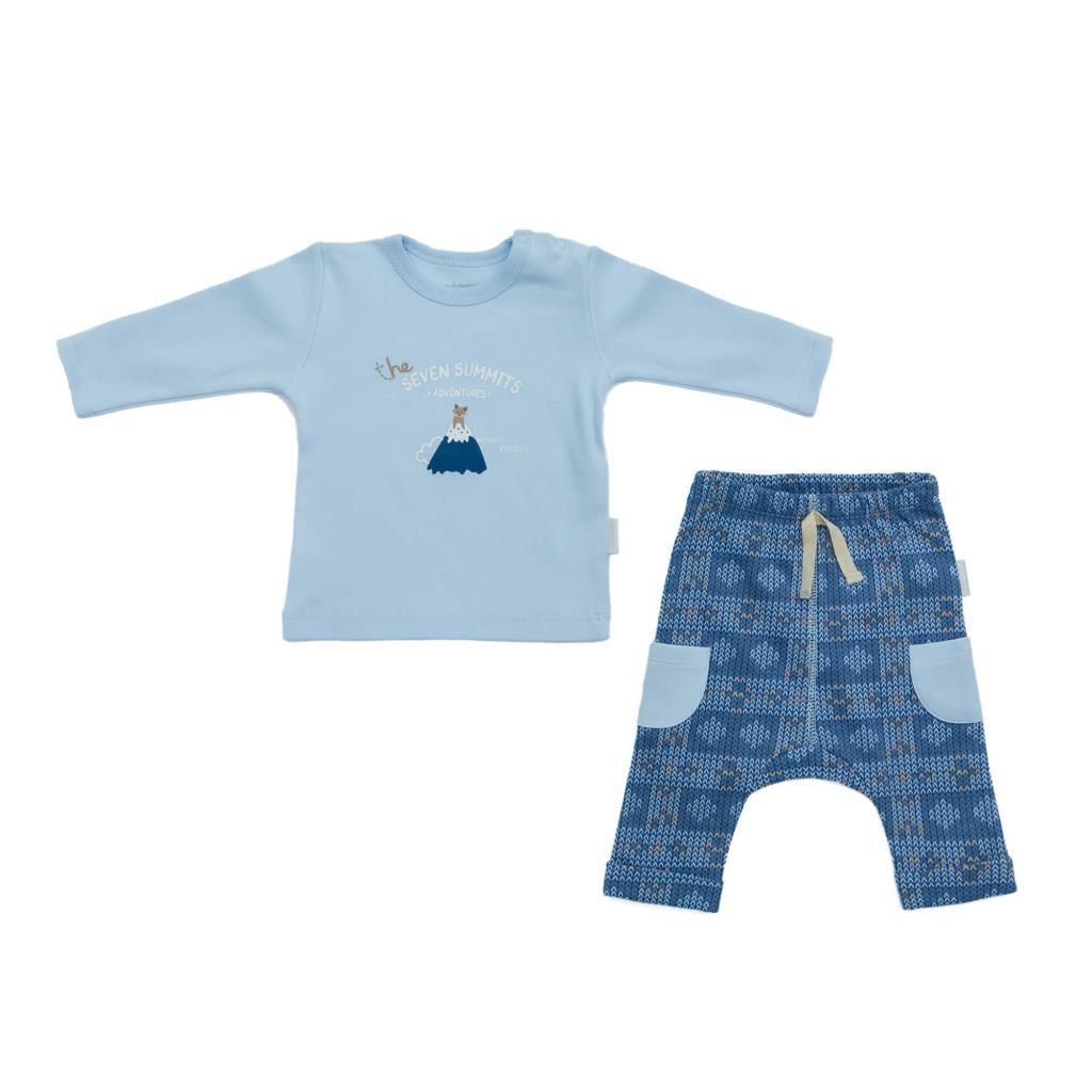 Andy Wawa Erkek Bebek Kışlık İçi Şardonlu 2'li Takım - AC22157