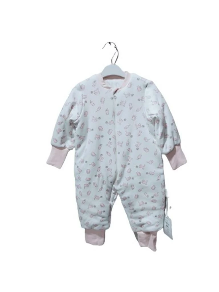 Andy Wawa Kız Bebek Kışlık Elyaf Dolgulu Uyku Tulumu Pembe Baskılı - AC21125