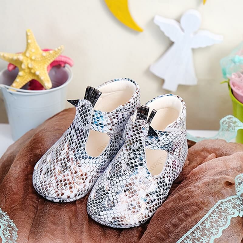 Hakiki Deri Anatomik Taban İlk Adım Ayakkabısı Gümüş-MKN.0082