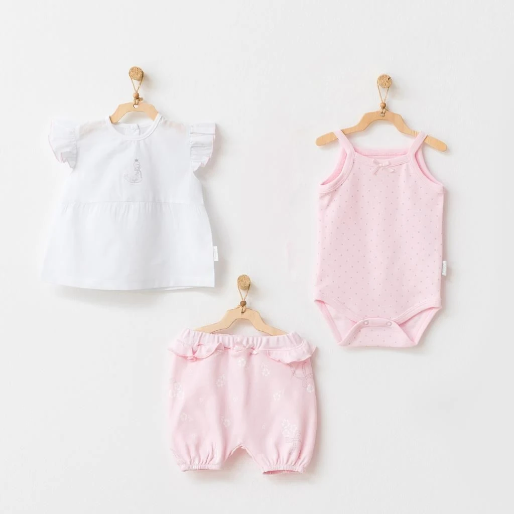 Andy Wawa Kız Bebek 3'lü Takım - AC21795