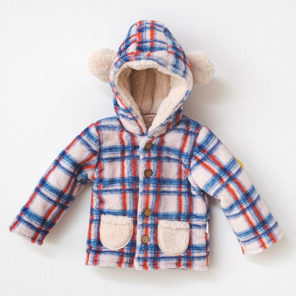 Andy Wawa Erkek Bebek Şapkalı Polar Kışlık Mont - AC21073