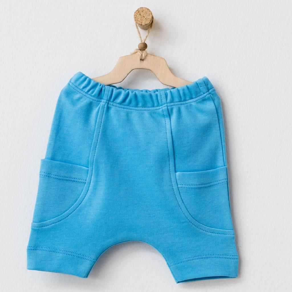 Andy Wawa Erkek Bebek Şort Bebe Mavi -AC21874