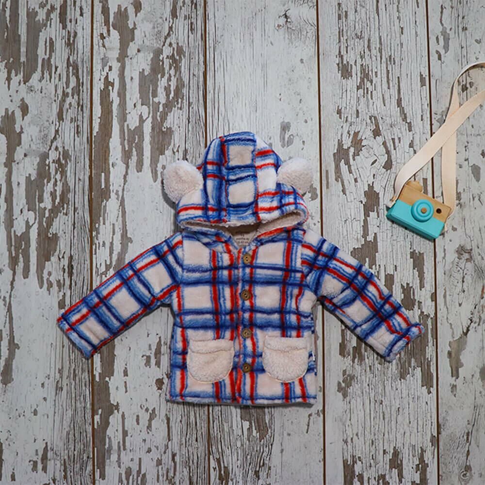 Andy Wawa Erkek Bebek Şapkalı Polar Kışlık Mont - AC21073