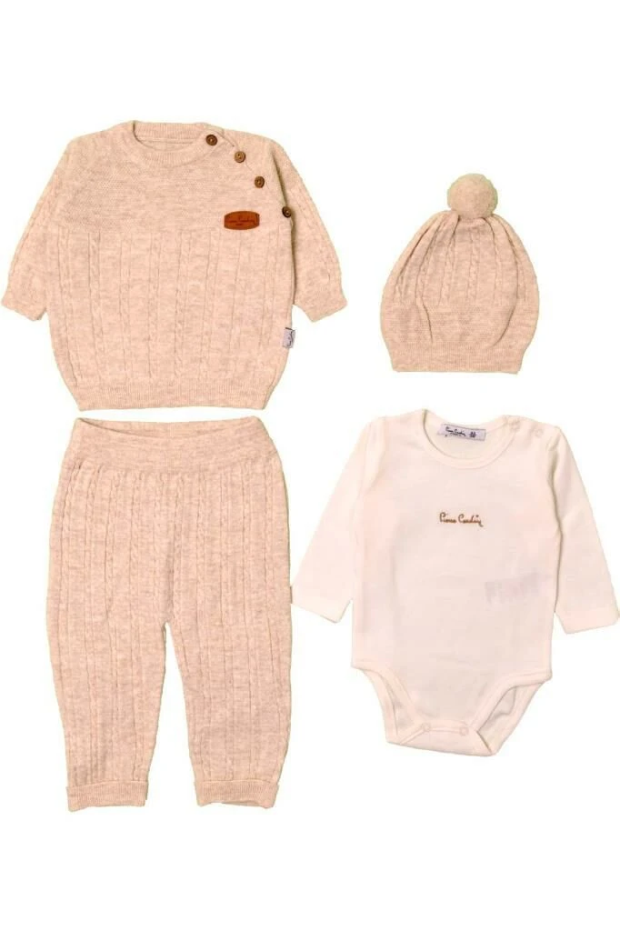 Pierre Cardin Hastane Çıkışı Triko Set Ekru - 302510