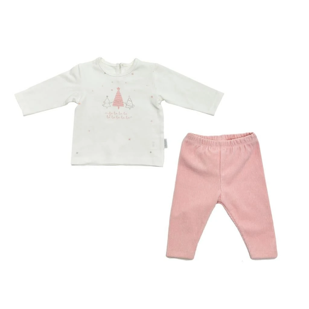 Andy Wawa Kız Bebek Kışlık 2'li Takım Set Pembe - AC22305