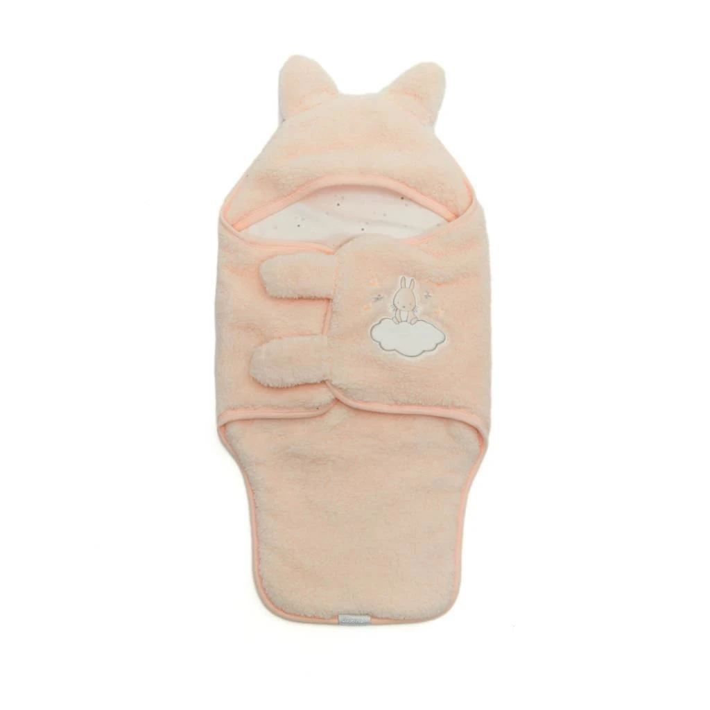 Andy Wawa Kız Bebek Yumuşak Dolgulu Taşıma Kolaylığı Sağlayan Rahat Tasarım Kışlık Portbebe Kundak - AC22350