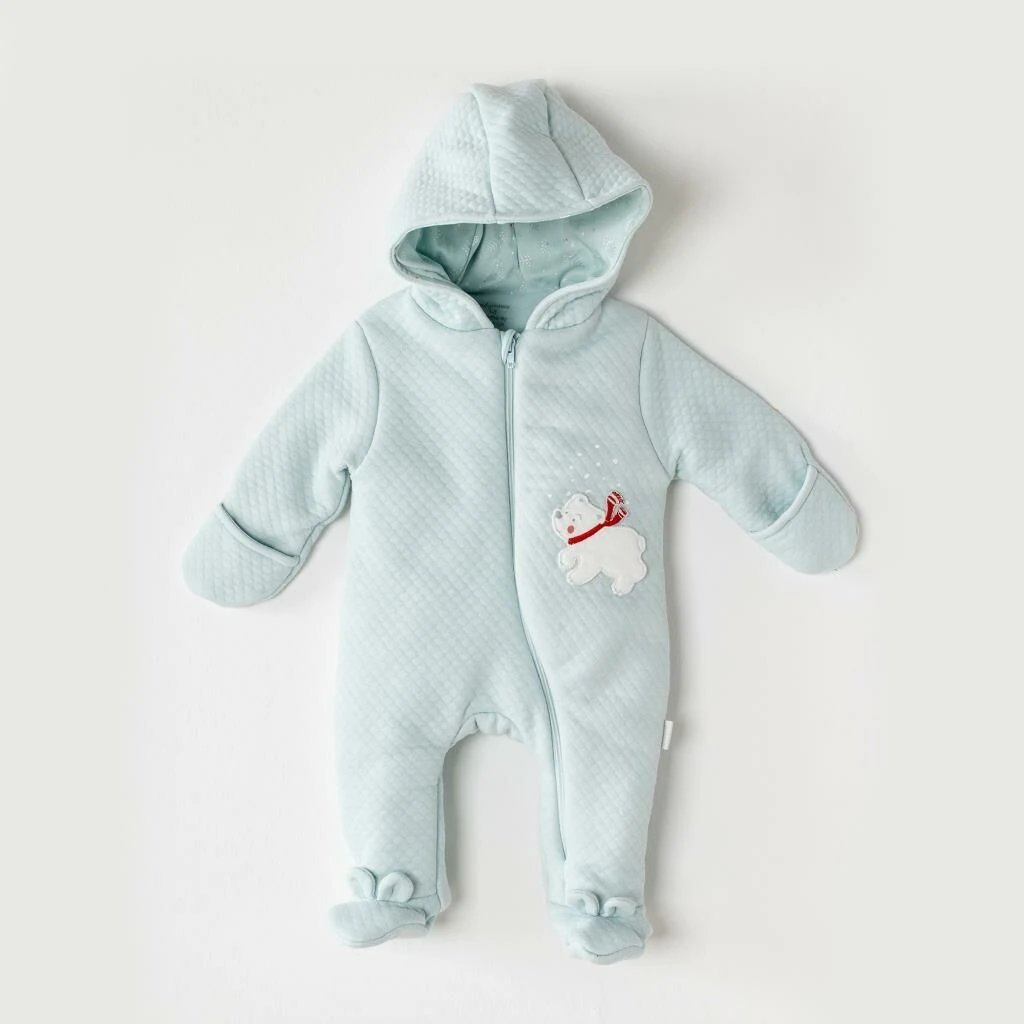 Andy Wawa Erkek Bebek Kışlık Kozmonot Tulum Polar Mint - AC23090