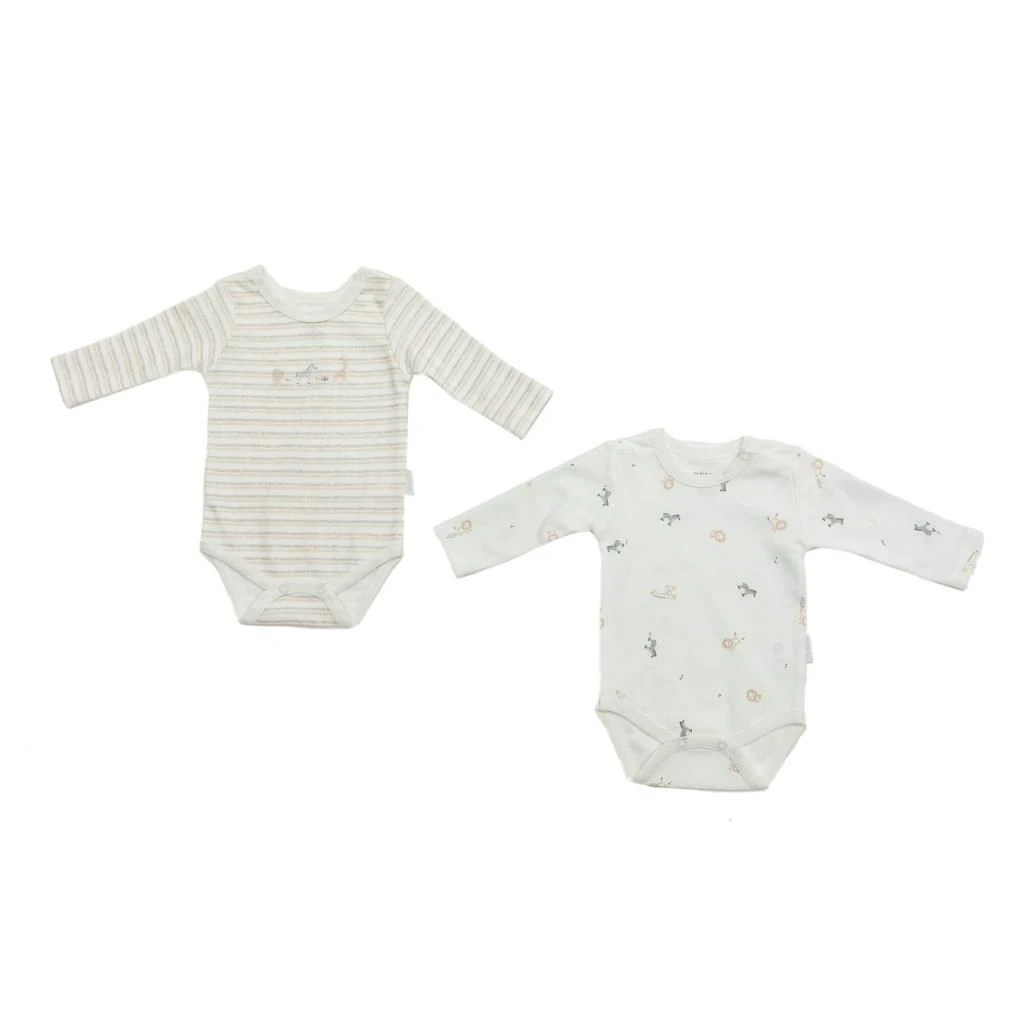 Andy Wawa Yenidoğan Prematüre Erkek Bebek Uzun Kollu 2'li Zıbın Set - AC22267