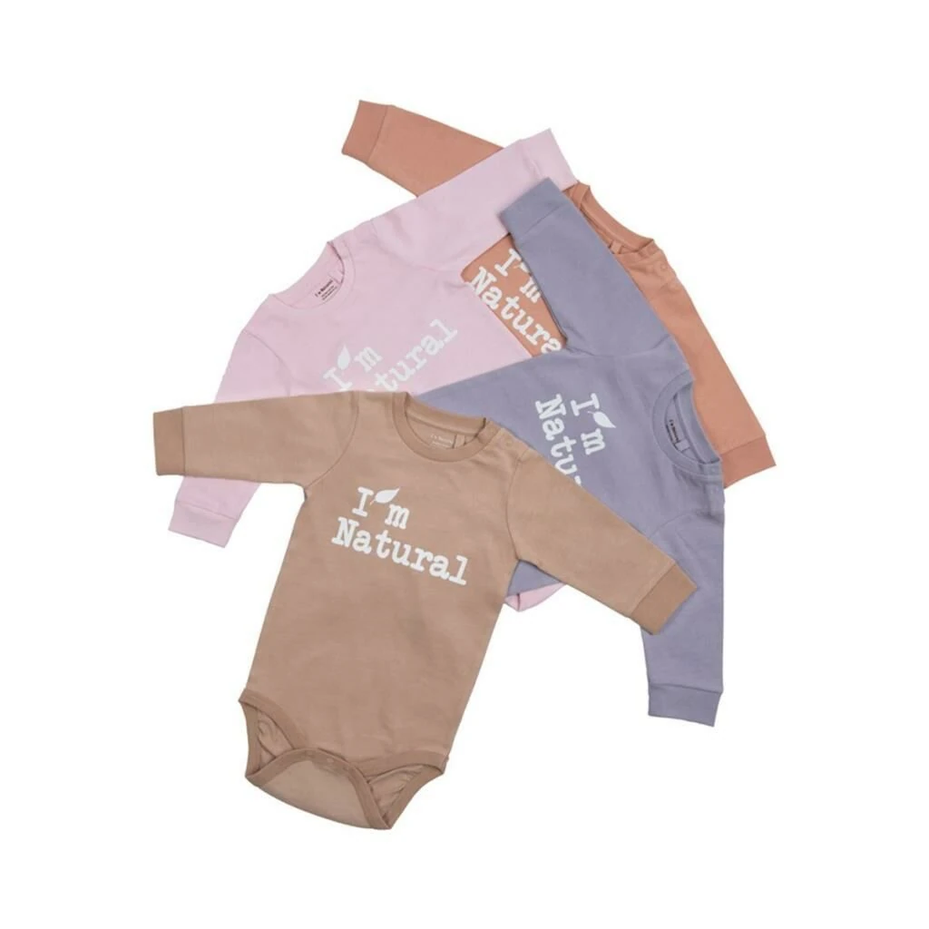 I'm Natural Organik Çıtçıtlı Uzun Kollu İçi Şardonlu Kışlık Bebek Zıbın Ceviz - 112869