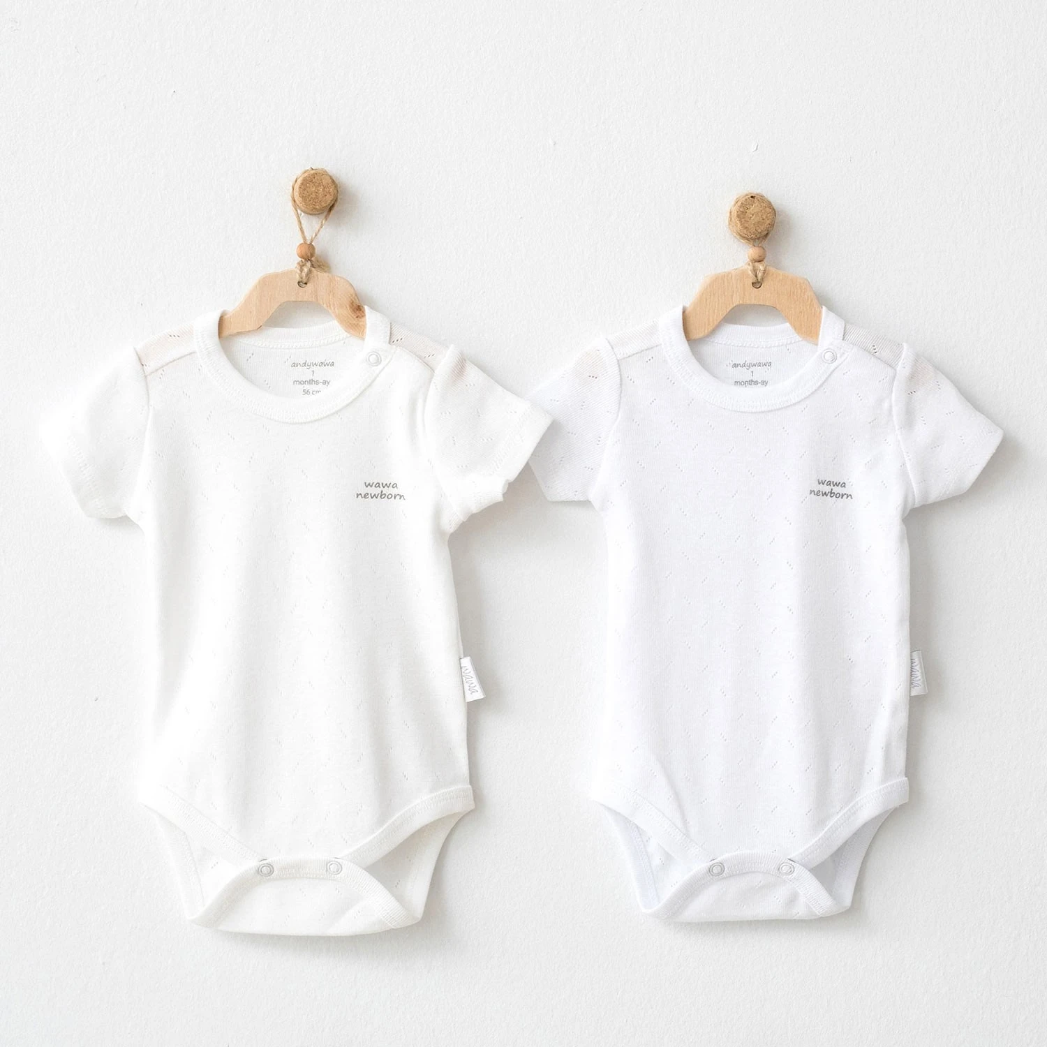 Andy Wawa Jakarlı 2’li Kız Bebek Zıbın Seti - AC21891