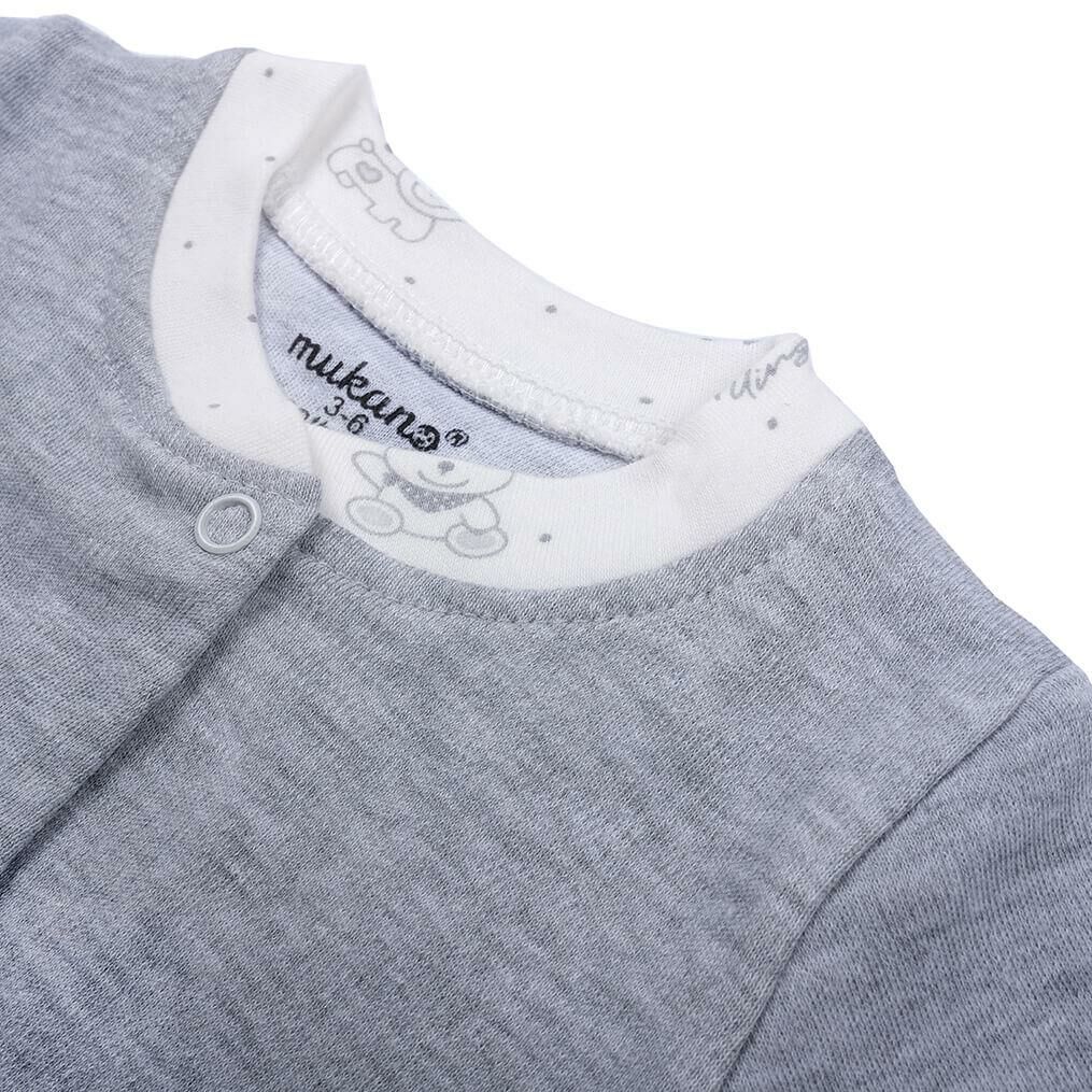 Mukano Erkek Bebek Köpekçik Nakışlı 4'lü Set Hastane Çıkış Seti