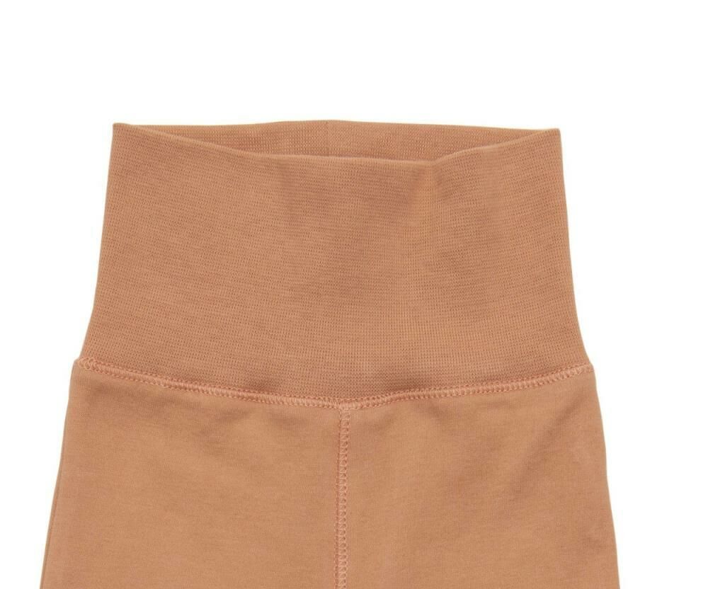 I'm Natural Organik Pamuklu Bereli Tavşan Nakışlı Patikli 3'lü Bebek Kışlık Takım Set - 111535 Ceviz-Nar