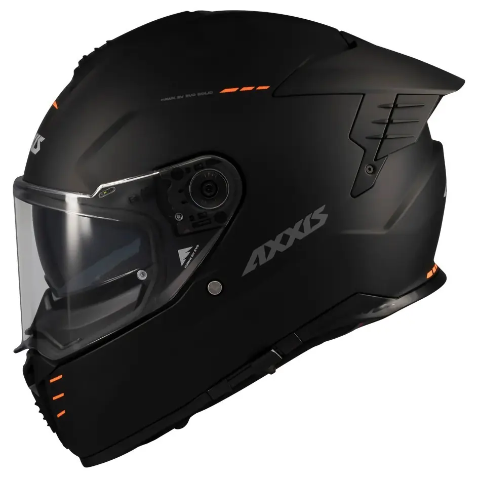 Axxis Hawk Mat Siyah Full Face Motosiklet Kaskı