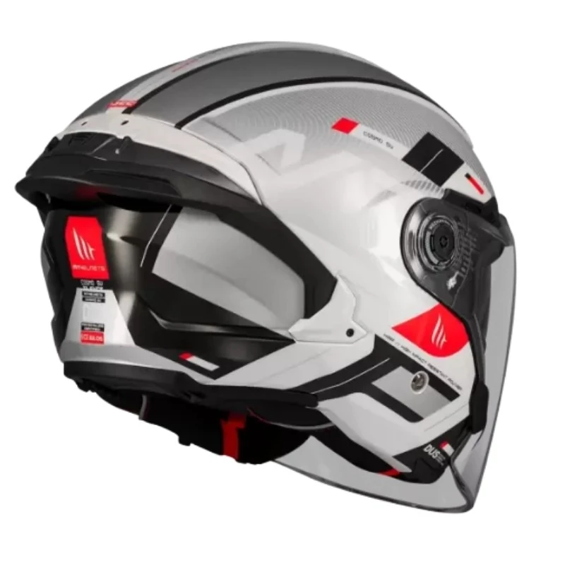 MT Cosmo SV OF515SV Silence A2 Parlak Yazlık Motosiklet Kaskı - MT