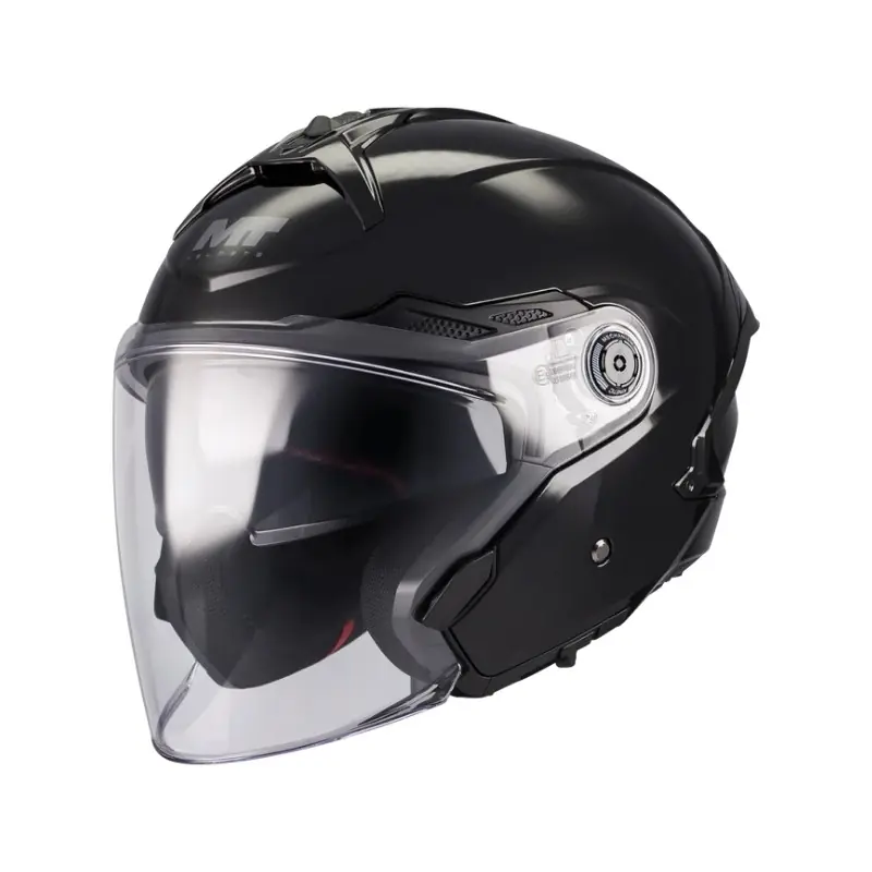 MT Cosmo SV OF515SV Pure A1 Parlak Siyah Yazlık Motosiklet Kaskı
