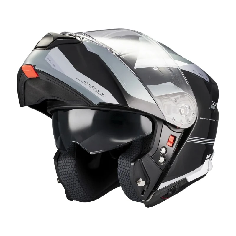 MT Genesis FU935SV Raccoon B12 Çene Açılık Motosiklet Kaskı - MT