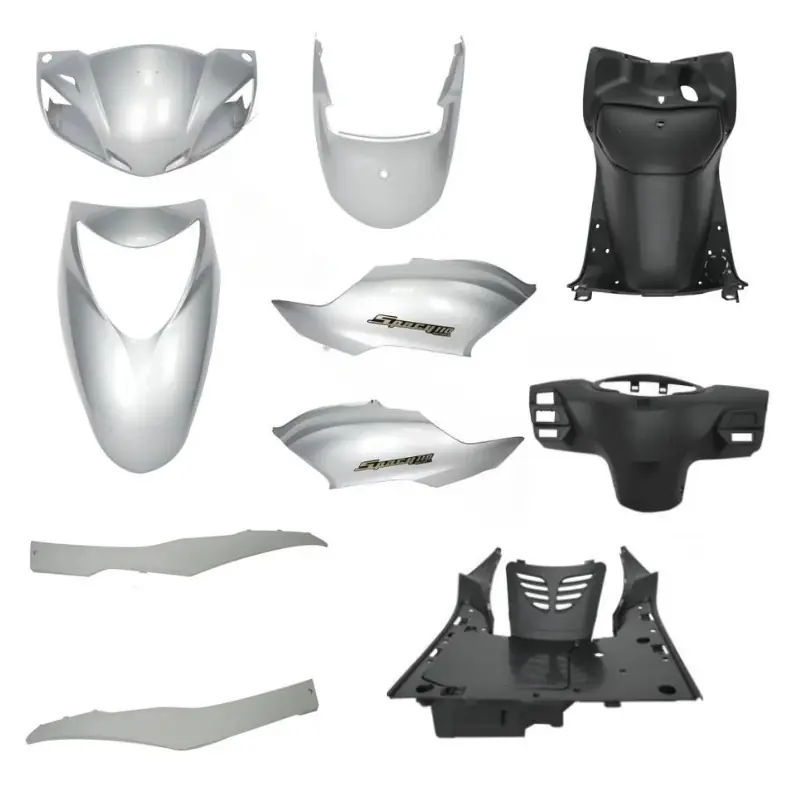 Monero Kaporta Set Gri (10 Parça) - Honda Spacy 110