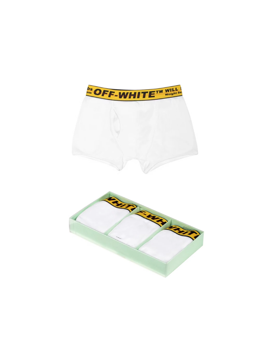 Off-White Stretch Cotton Boxer (ThreePack)