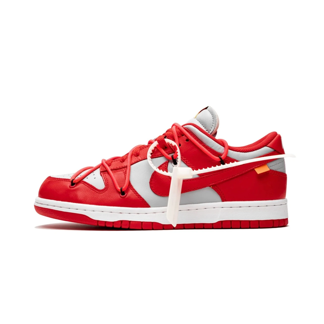 Dunk Low Off-White 'University Red'