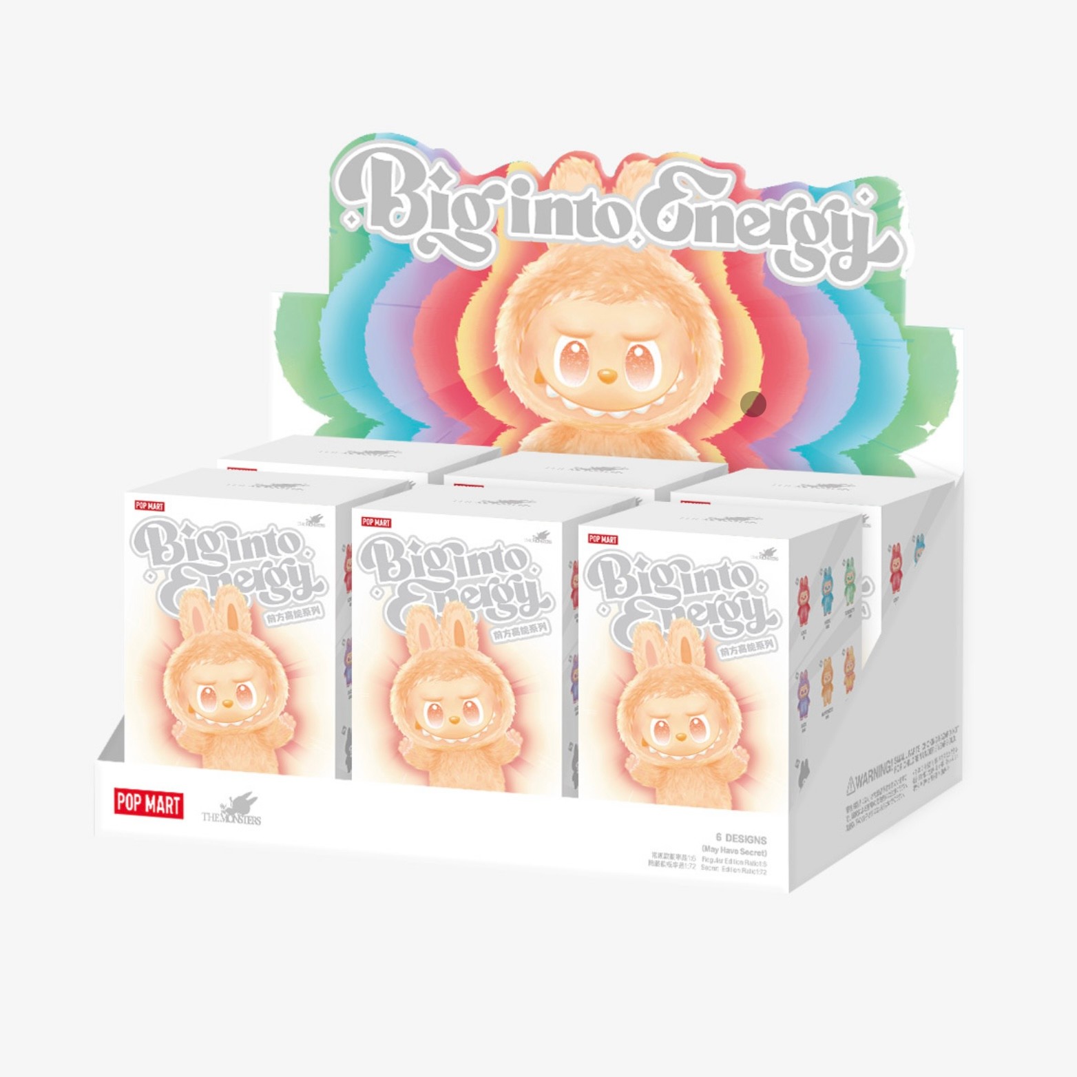 Pop Mart THE MONSTERS Big Into Energy Vinyl Plush ‘Blind Box’