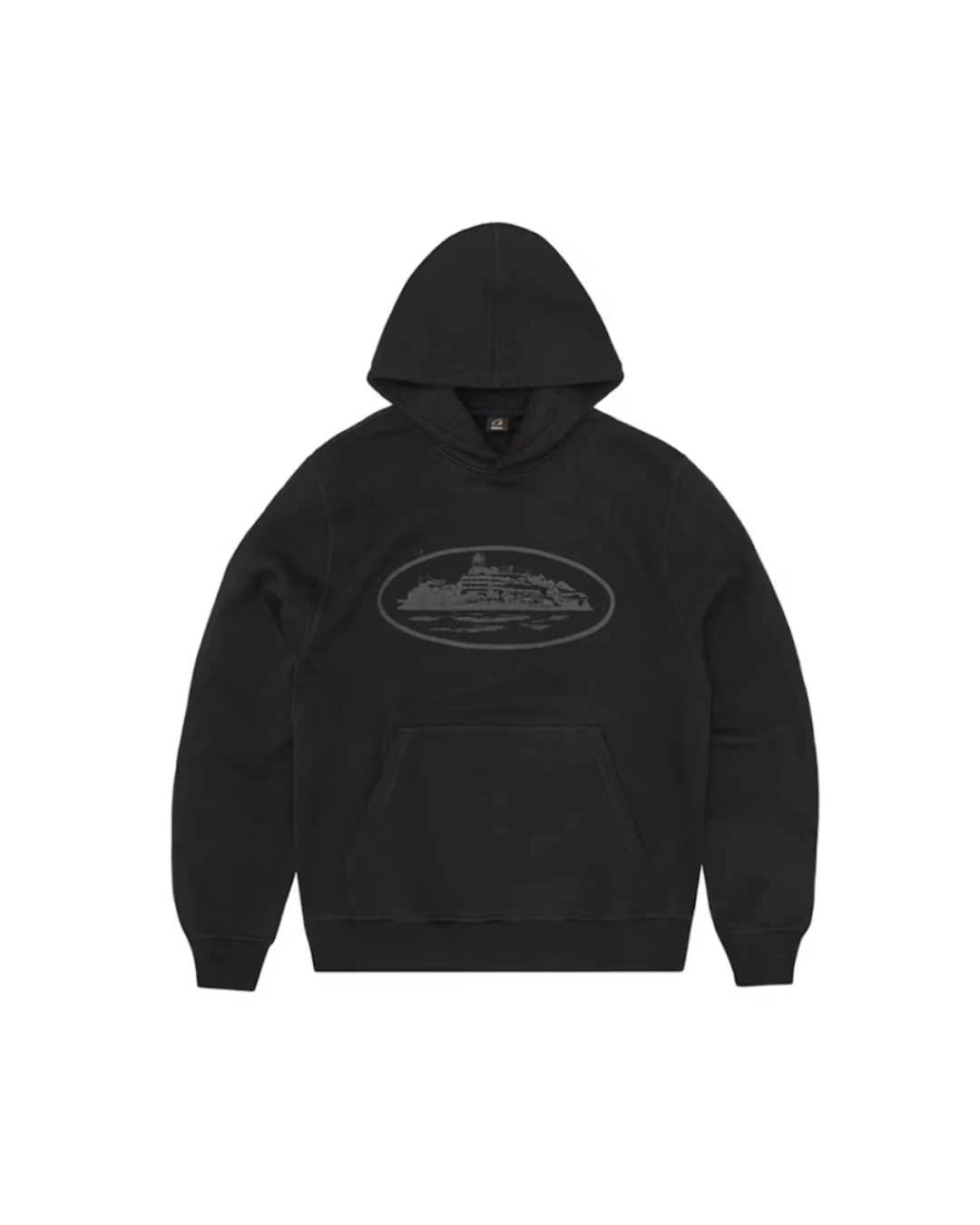 Corteiz Alcatraz V2 Hoodie 'Triple Black'