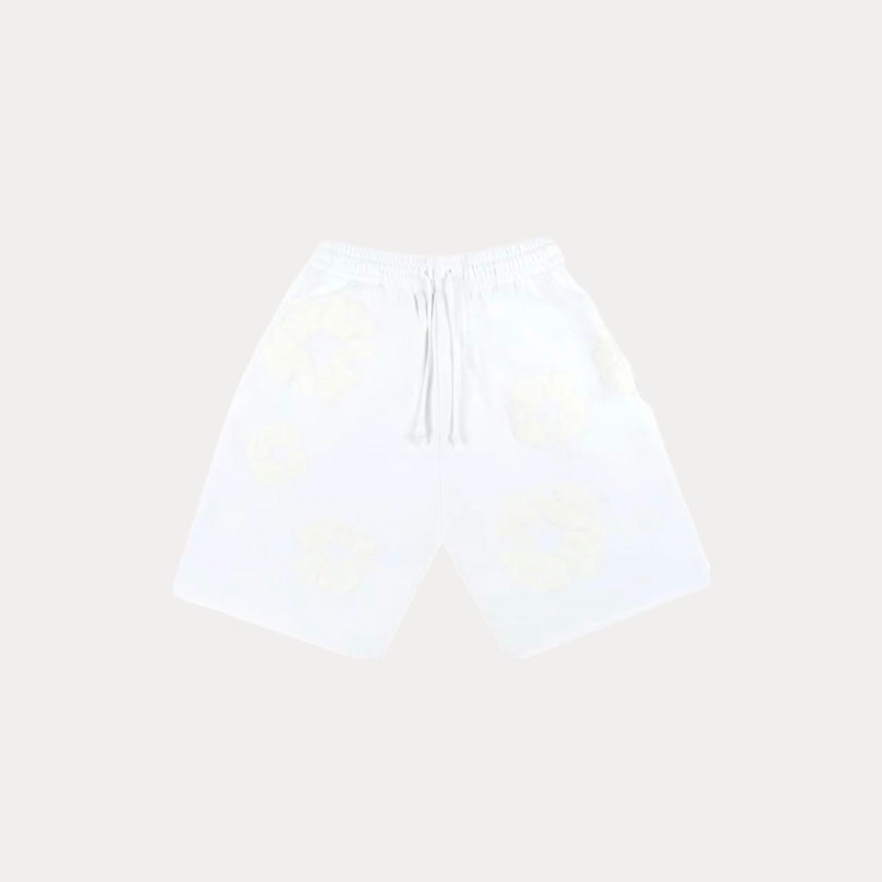 Denim Tears Mono Cotton Wreath Shorts 'White'