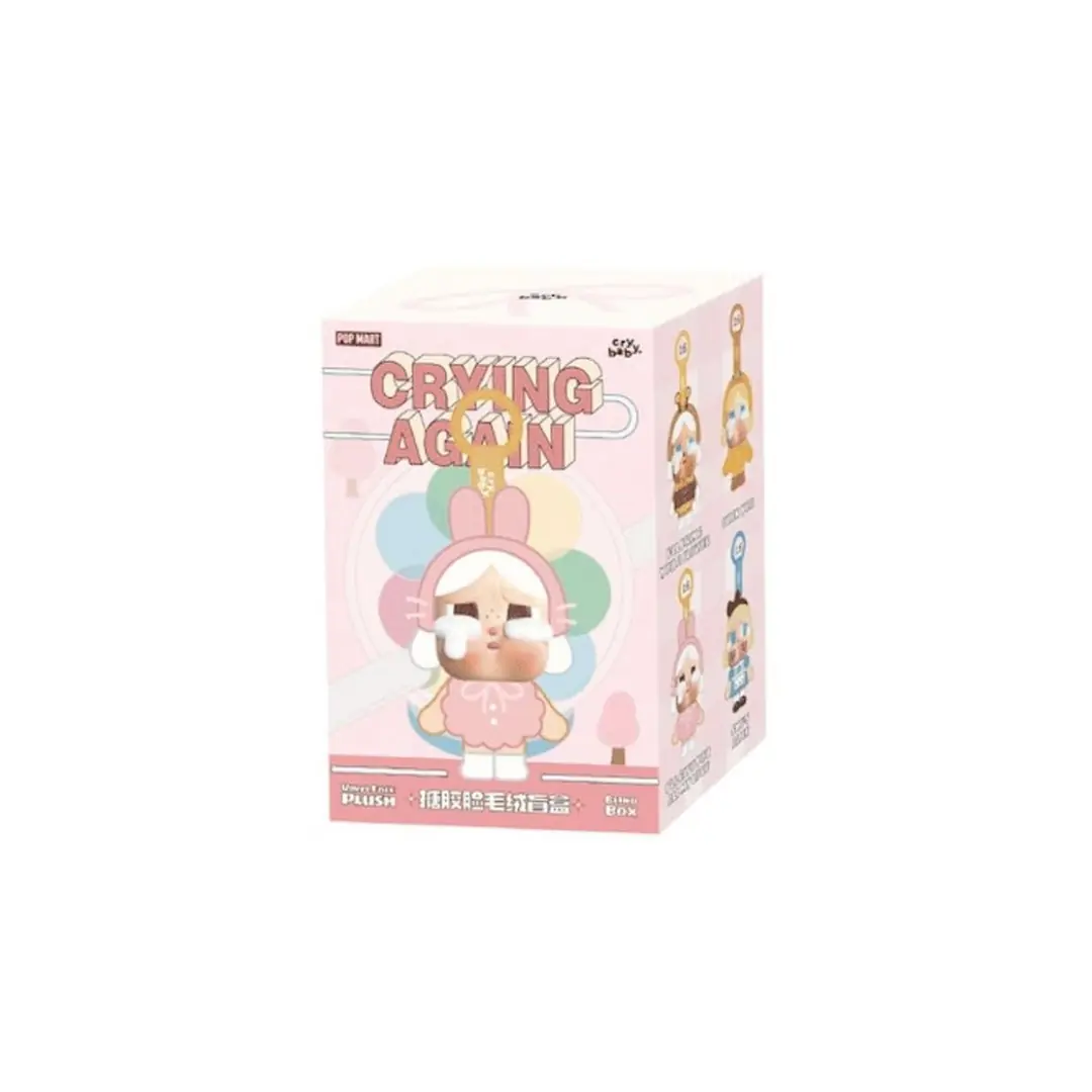 Pop Mart CryBaby Crying Again Series Vinyl Face Plush Single Blind Box