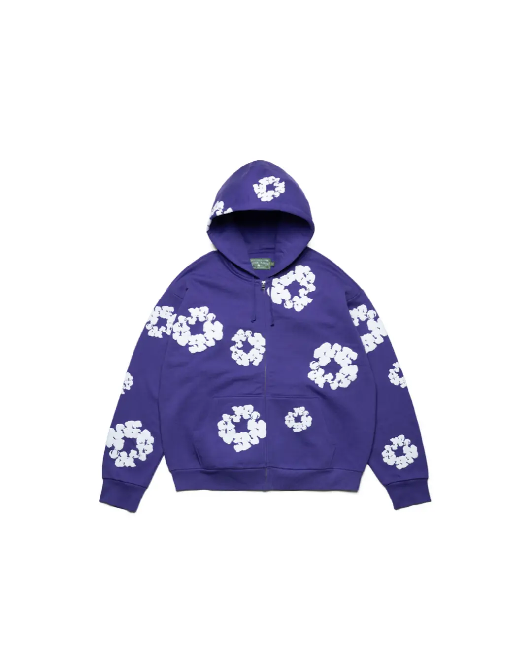 Denim Tears Cotton Wreath Zip Hoodie 'Purple'