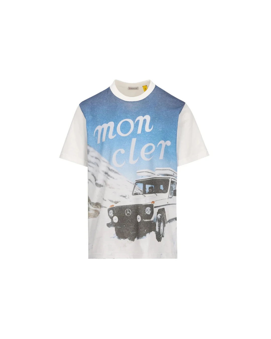Moncler x Mercedes-Benz NIGO Printed Cotton T-Shirt 'White'
