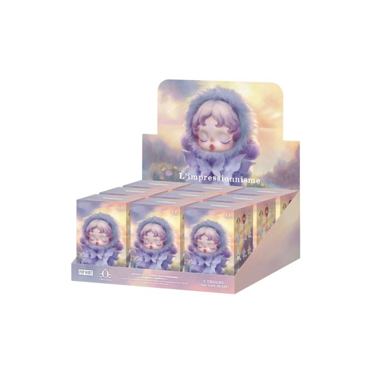Pop Mart Limpressionnisme SKULLPANDA Series ‘Blind Box’