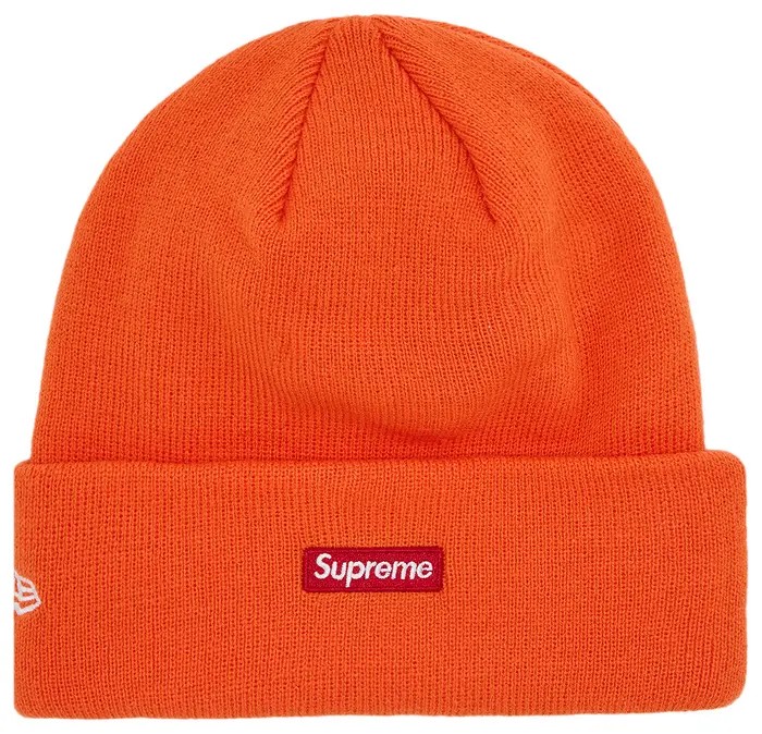 Supreme New Era S Logo Beanie 'Orange'