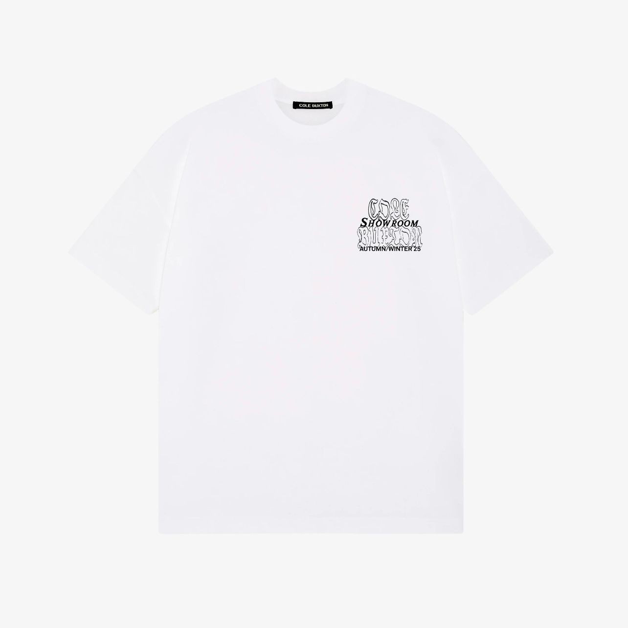 Cole Buxton AW25 Paris Showroom T-shirt 'White'