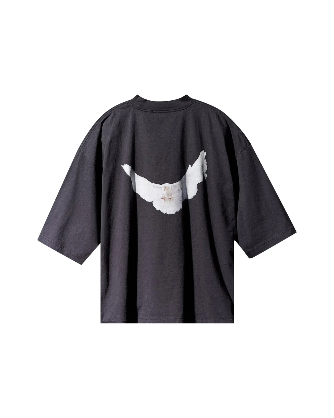 Gap Engineered by Balenciaga Dove 3/4 Sleeve Tee 'Black'