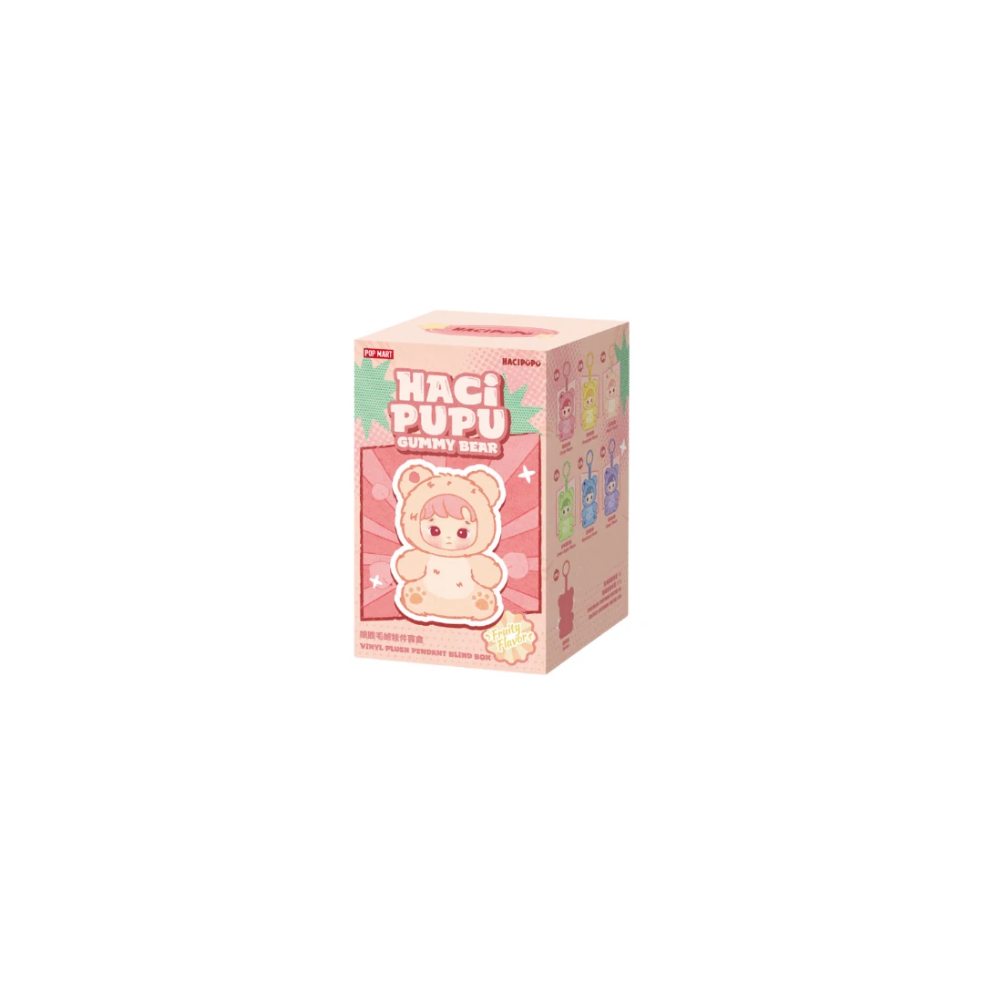 Pop Mart HACIPUPU Gummy Bear Series Vinyl Plush Pendant Single Blind Box