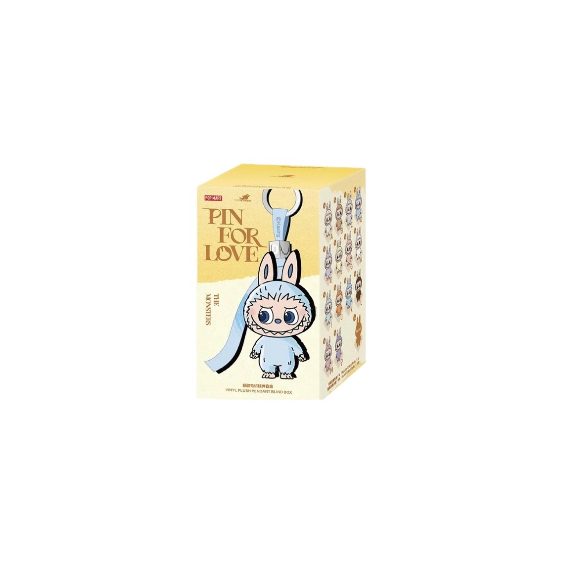 Pop Mart Labubu The Monsters ‘Pin for Love Series’ Vinyl Plush Pendant (A-M ) Single Blind Box