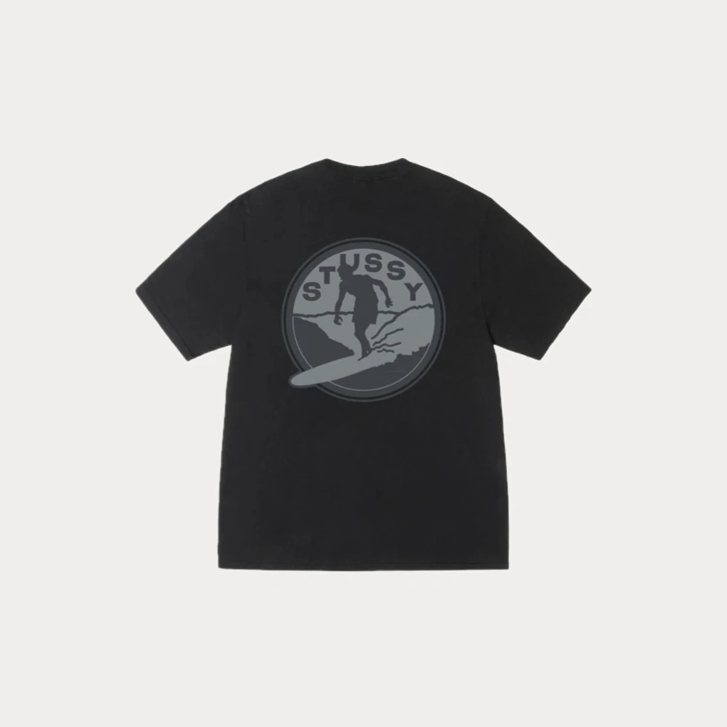 Stüssy Surf Club Pig. Dyed Tee ‘Black’