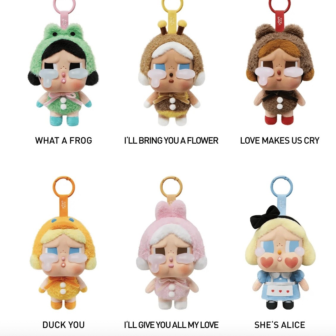 Pop Mart CryBaby Crying Again Series Vinyl Face Plush Single ‘Blind Box’