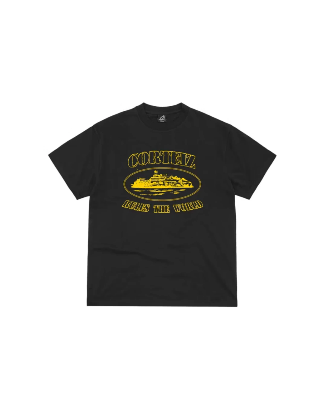 Corteiz OG Alcatraz Tee 'Yellow/Black'